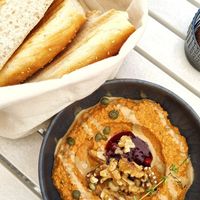 Muhammara at Pan Café in Hallein