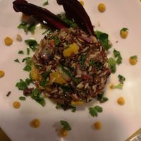 Riso con radicchio at San Nazario in Vo