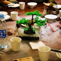 One of many creative dishes at Yunlaiju at Yunlaiju - Windlucky - Luohu District in Shenzhen