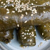 Delicious grape leaves 🤤 at Pois Chiche in Brussels