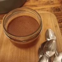 Mousse au chocolat at Pois Chiche in Brussels