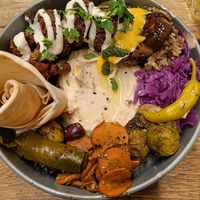 Chef's plate at Pois Chiche in Brussels