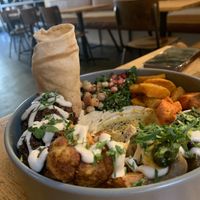 Vegan chef plate  at Pois Chiche in Brussels