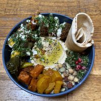 Vegan bowl for 18€  at Pois Chiche in Brussels