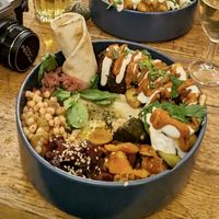 Shawarma plate  at Pois Chiche in Brussels