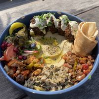 Falafel bowl  at Pois Chiche in Brussels
