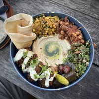 Falafel Plate  at Pois Chiche in Brussels