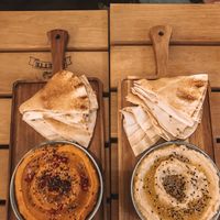 Dips at Pois Chiche in Brussels