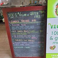 Menu at Vegalicious in Ettalong Beach