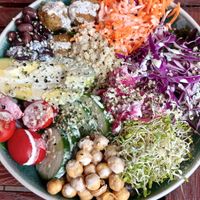 Healthy bowl at Vegalicious in Ettalong Beach