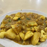 Potato and cauliflower curry   at Sri Brinchang in Tanah Rata