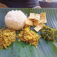 Vegetarian dish at Sri Brinchang in Tanah Rata