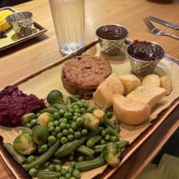 Vegan Christmas Dinner option on Festive menu  at The Amesbury Archer in Amesbury