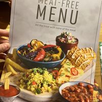 Plant-based menu 2022  at The Amesbury Archer in Amesbury