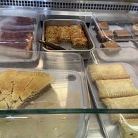 Some delicacies on Friday 20 March 2026, like baklava  at Van Die Vegans in Hilversum