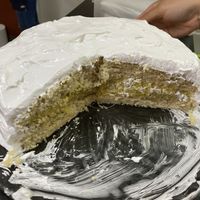 Passionfruit Cake (omg)!  at Espaço VHMOR in Sao Paulo