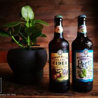 Vegan organic ciders at Arca Pub in Porto