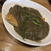 Vegan biscuits and gravy  at The People's Kitchen in Lansing