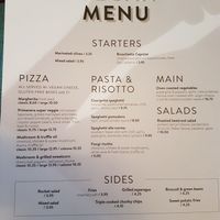 Vegan menu July 2019 at Wildwood  in Hornchurch