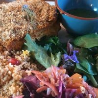 Vegan and gluten free lasagne at The Dragonfly in Dumfries