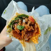 'Sizzlin Seitan Shawarma' for €10 at The Crazy Vegetable in Dublin