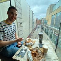 Cute window spot at Crêpeaffaire in Leeds