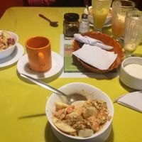 Tasty vegan breakfast  at Ari Comida Sana in Quito