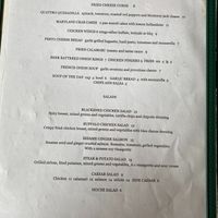 Menu at Dutch Treat in Franconia
