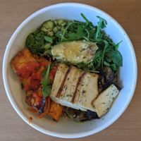 Mother Earth bowl plus Tofu at Flower Child in Las Vegas