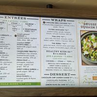 Menu  at Flower Child in Las Vegas