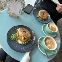 Breakfast Bahel Eggless  at Lina's Coffee in Dusseldorf