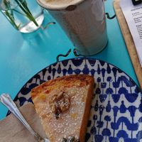 Carrot Walnut Cake at Lina's Coffee in Dusseldorf