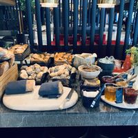 Breads and jams at Cafe Royal in Copenhagen