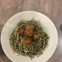 Pesto & “meatballs" at Melior 舒食馆 in Langkawi