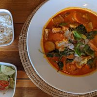 Red Curry (Vegan) at Kawin's Kitchen in Koh Samui