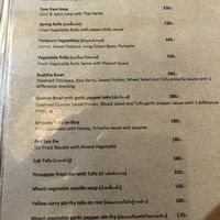 Vegane Karte   at Kawin's Kitchen in Koh Samui