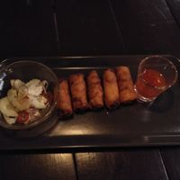 Spring rolls at Kawin's Kitchen in Koh Samui