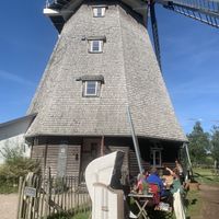 Vegane Oprionen stehen nicht auf der Karte – Schokokuchen jnd Zitronenkuchen sind vegan es gibt Hafer-und Sojamilch. Auch einen veganen Flammkuchen konnten wir bekommen.   at Mühle in Ahrenshoop