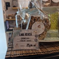Hazelnut cookies at Aurora Sweets in Korcula