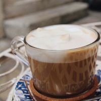 Almond Latte 🌱 at Aurora Sweets in Korcula