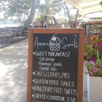 Outside at Aurora Sweets in Korcula