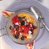 Overnight oats Vegan at Aurora Sweets in Korcula