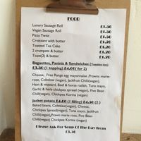 Great sounding vegan options   at No 28 The Cookery in Ilfracombe