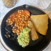vegan breakfast skillet   at Black Ivy in Edinburgh