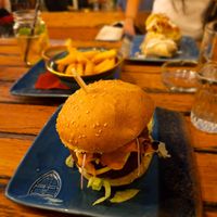 vegan burger at King's Caffe in Rijeka
