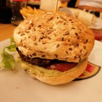 The vegan burger at King's Caffe in Rijeka
