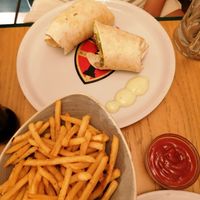 The vegan burrito at King's Caffe in Rijeka
