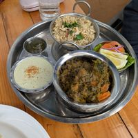 Daily special curry at Jyoti-Bihanga in San Diego