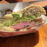   at The Bagel Mill in Petaluma