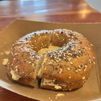   at The Bagel Mill in Petaluma